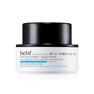 Belif the True Cream Aqua Bomb, Daily Lightweight Facial Moisturizer, Hydrating & Plumping Face Cream, Hyaluronic Acid, Niacinamide, Squalane, for All Skin Types, No Mineral Oils, Korean Skin Care